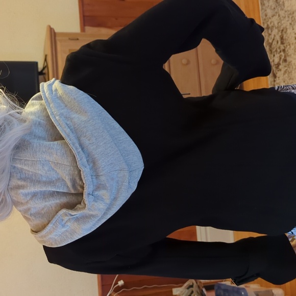 INC Moto Jacket With Hoodie - Picture 6 of 9